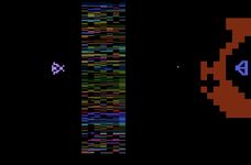 une photo d'Ã©cran de Yar s Revenge sur Atari 2600